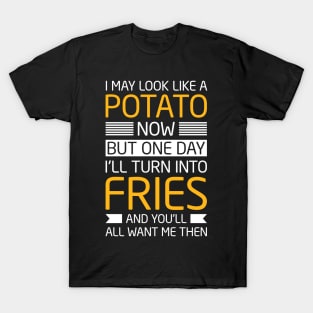 Workout Motivational Fitness I May Look Like A Potato Now T-Shirt